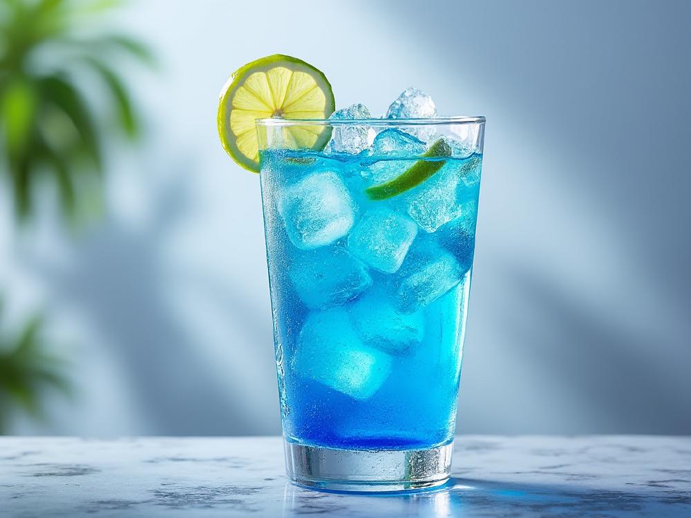 The 501 Blue Cocktail (cocktail, highball, vodka) - The 501 Blue is a vibrant member of the Sour family, a category known for its tart and refreshing nature.  While its exact origin is unknown, its combination of sweet and tart flavors suggests a likely American invention, born from the desire for a colorful and exciting drink. 