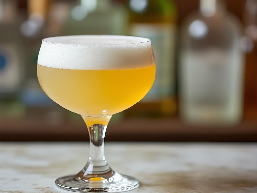 The Casino Royale Cocktail (cocktail, sour, gin) - The Casino Royale belongs to the classic **sour** family, characterized by the tangy combination of citrus and spirits.  While its exact origin is debated, it's likely a variation of the **Gin Daisy**, a popular drink in the early 20th century. 