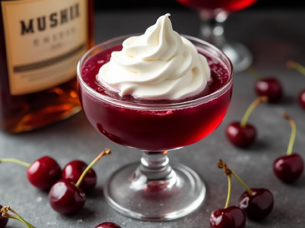 The Cherry Rum Cocktail (cocktail, creme, rum) - Cherry Rum is a creamy, fruity cocktail belonging to the **Cream Cocktail** family. Its origins are unknown, but its simple composition suggests a likely birth in the mid-20th century, a time when creamy cocktails like the White Russian were gaining popularity. 