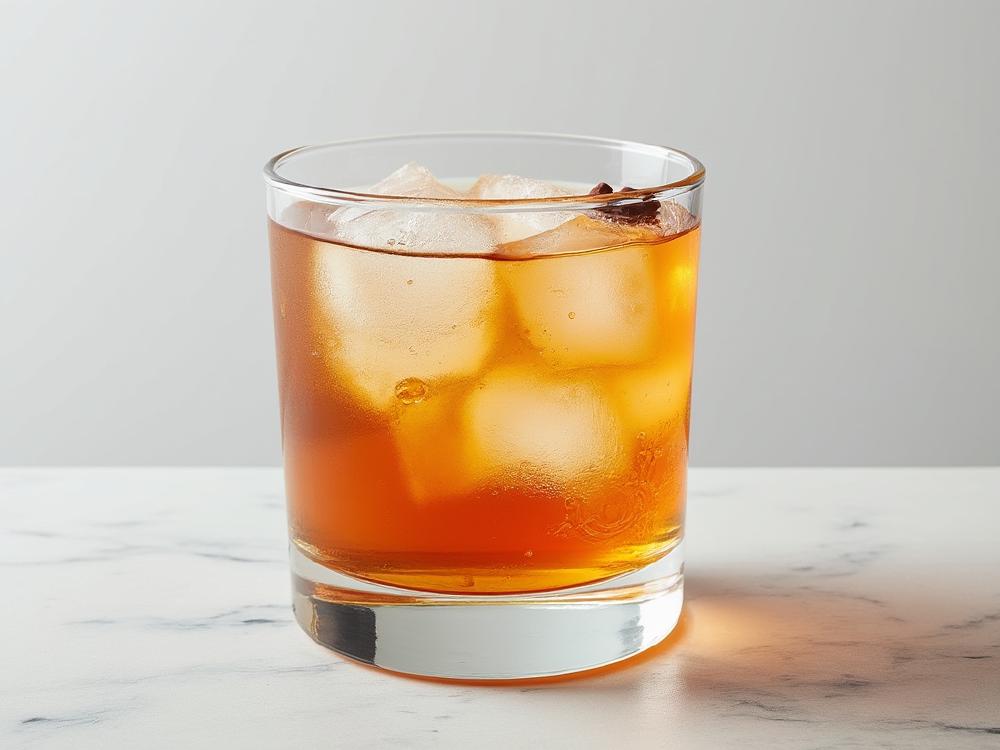 The Easy Speak Cocktail (cocktail, ancestral, bourbon) - Easy Speak, with its Bourbon base and bitter-sweet notes, is a modern take on the classic Old Fashioned. The addition of Cynar and chocolate bitters adds a unique, complex flavor profile, showcasing the artistry of contemporary cocktail culture. 