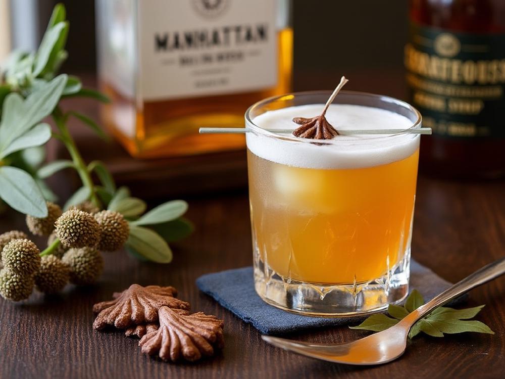 The Fall In Manhattan Cocktail