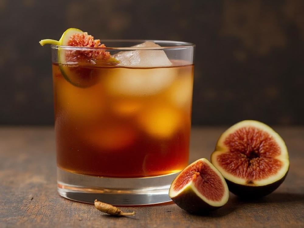 The Fig Manhattan Cocktail