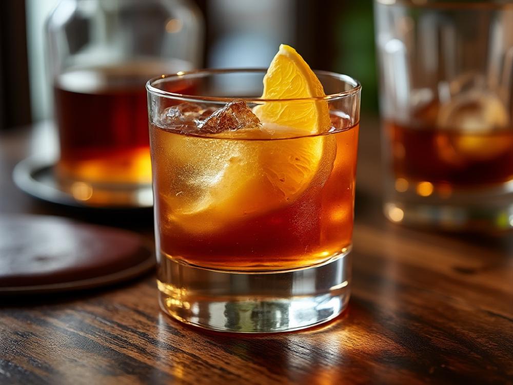 The French Connection Cocktail (cocktail, spirit-forward, brandy) - The French Connection is a member of the liqueur cocktail family, combining strong spirits with sweet, aromatic liqueurs. While its exact origin is debated, it likely emerged in the 1970s, drawing inspiration from classic French-Italian flavor pairings. 