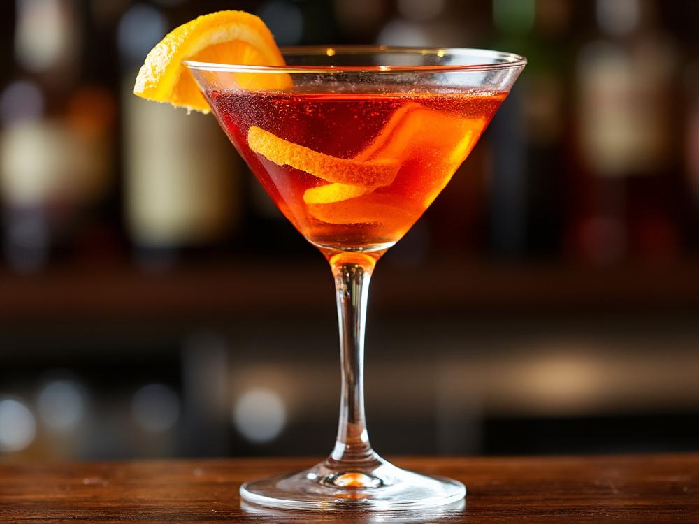 The French Negroni Cocktail (cocktail, negroni, gin) - The French Negroni is a twist on the classic Negroni, belonging to the Negroni family. It swaps Campari for the French aperitif Lillet, adding a lighter, more floral twist. Its origin likely stems from the mid-20th century, as Lillet rose to popularity in the 1950s. 