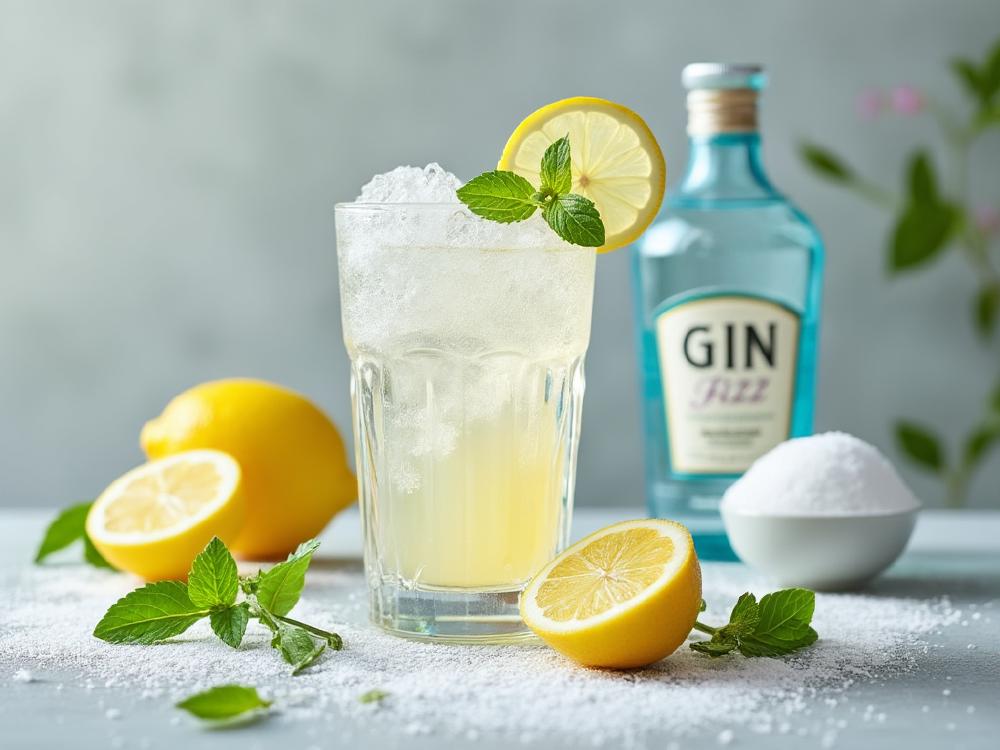 The Gin Fizz Cocktail (cocktail, fizz, gin) - The Gin Fizz is a classic member of the Fizz family, characterized by its bubbly, refreshing nature. Originating in the 19th century, this gin-based cocktail is believed to have emerged from the popularity of fizzy drinks like lemonade and soda water. 