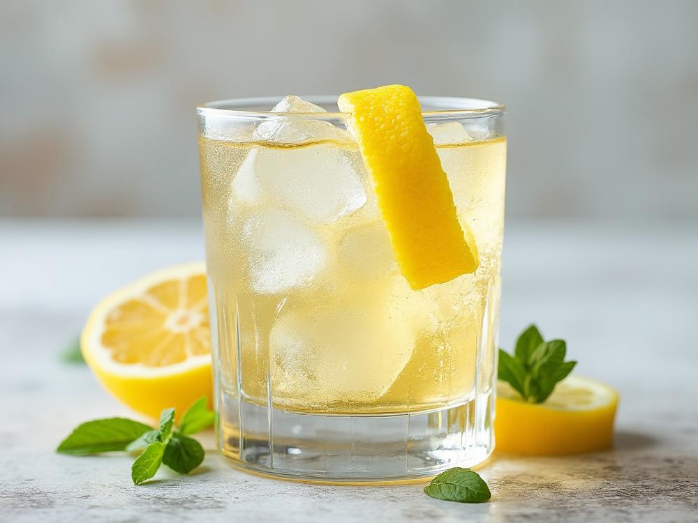 The Gin Lemon Cocktail (cocktail, sour, gin) - The Gin Lemon is a classic Sour, a cocktail family that originated in the 18th century. Its simplicity is a hallmark of the style, showcasing the bright acidity of lemon juice and the botanicals of gin, creating a refreshing and invigorating drink. 