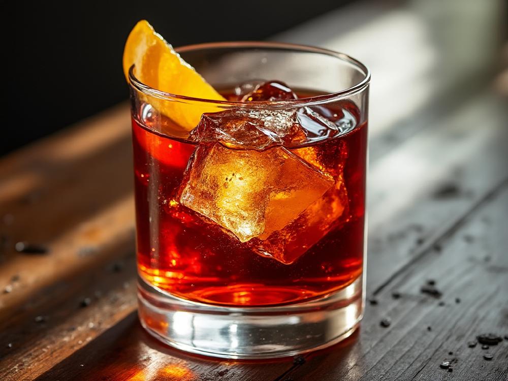 The Negroni Cocktail (cocktail, negroni, gin) - The Negroni is a classic Italian bitter aperitivo, belonging to the Americano family of cocktails.  Born in Florence in 1919, it's named after Count Camillo Negroni, who requested a stronger version of the Americano by replacing the soda water with gin. 