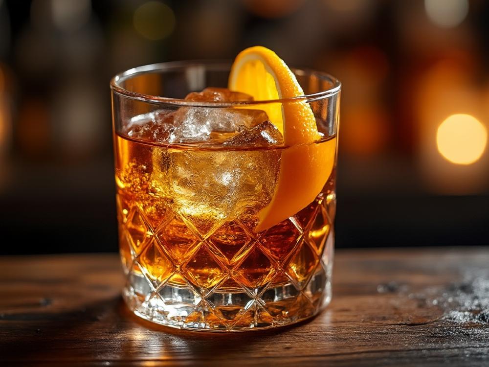 The Old Fashioned Cocktail (cocktail, ancestral, bourbon) - The Old Fashioned belongs to the Whiskey Cocktail family, predating the modern cocktail era.  Its origins trace back to the 1800s, emerging from the Whiskey & Bitters drinks popular in America at the time. 