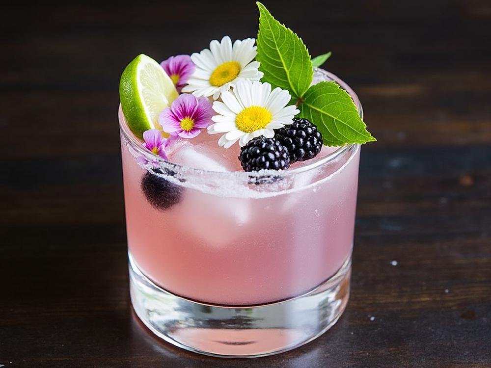 The Pink Moon Cocktail (cocktail, sour, gin) - The Pink Moon is a contemporary twist on the classic Gin Sour family.  Drawing inspiration from the floral and fruity notes of the Gin Sour, it incorporates modern flavors like coconut and elderflower, resulting in a light and refreshing cocktail perfect for warm weather sipping. 