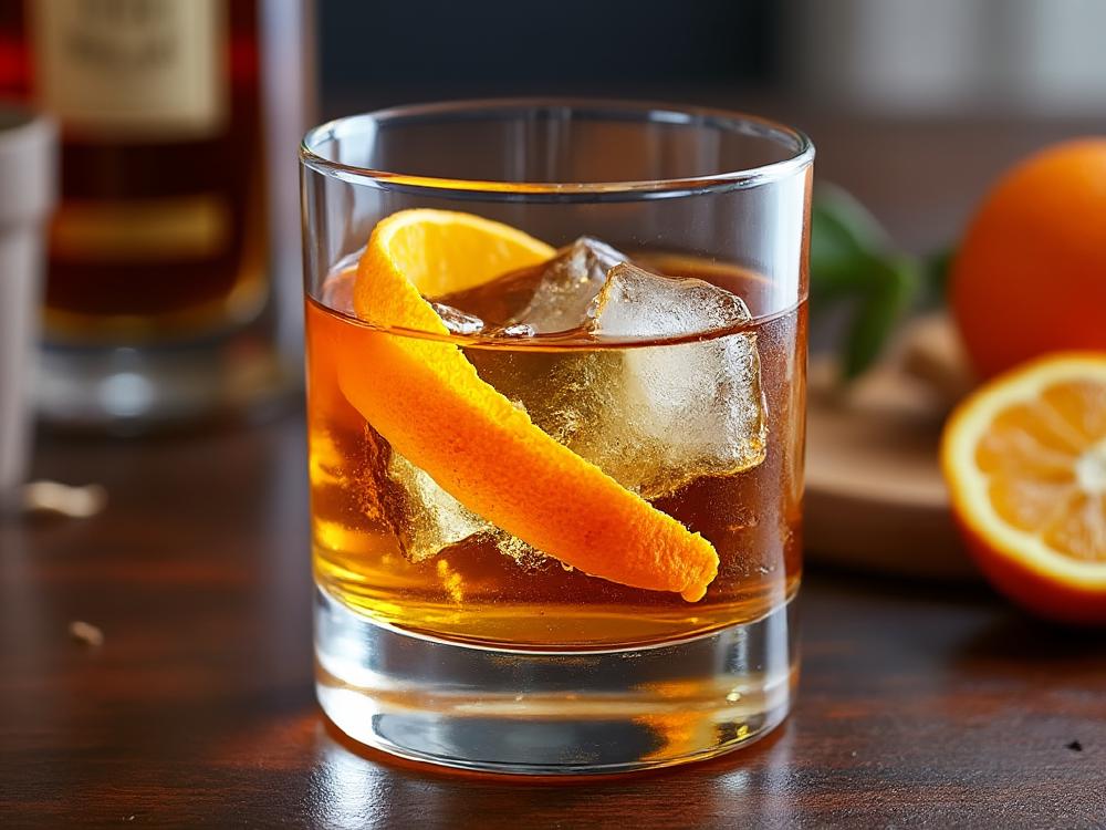 The Rum Old-Fashioned Cocktail (cocktail, sour, rum) - This potent twist on the classic Old Fashioned hails from the Rum Renaissance of the early 20th century.  It's a potent, sugar-forward take on the traditional Old Fashioned, emphasizing rum's versatility.  The high-proof rum and lime peel lend a unique, tropical touch. 