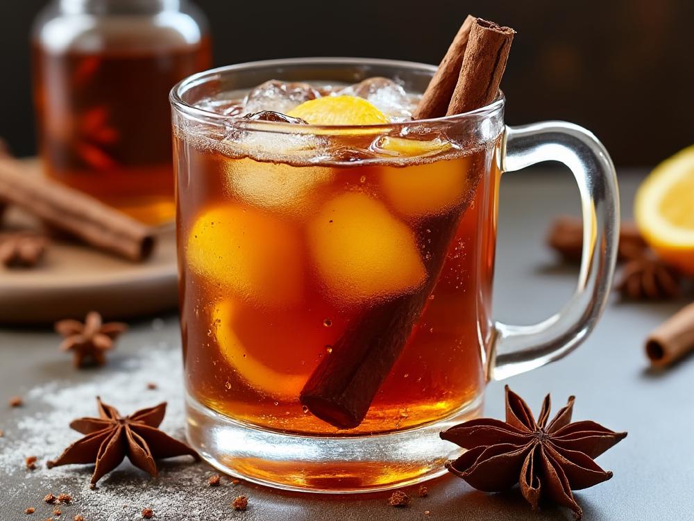 The Rum Toddy Cocktail (cocktail, sour, rum) - The Rum Toddy belongs to the Hot Toddy family, a comforting warm drink popular for centuries. Originating in the 18th century, its origins are debated, with some attributing it to British sailors, others to the Irish. The name toddy likely comes from the Hindi word for palm wine. 