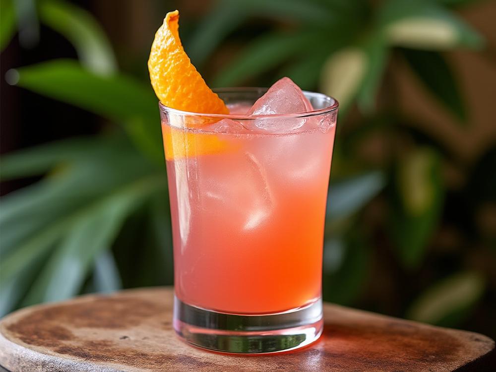 The Galah Cocktail (cocktail, sour, rum) - The Galah, with its rum base, bitter Campari, sweet banana liqueur, and tropical fruit juices, is a vibrant take on the classic Tiki cocktail family.  While its specific origin is unclear, its flavors evoke the spirit of Polynesian-inspired cocktails that gained popularity in the mid-20th century. 