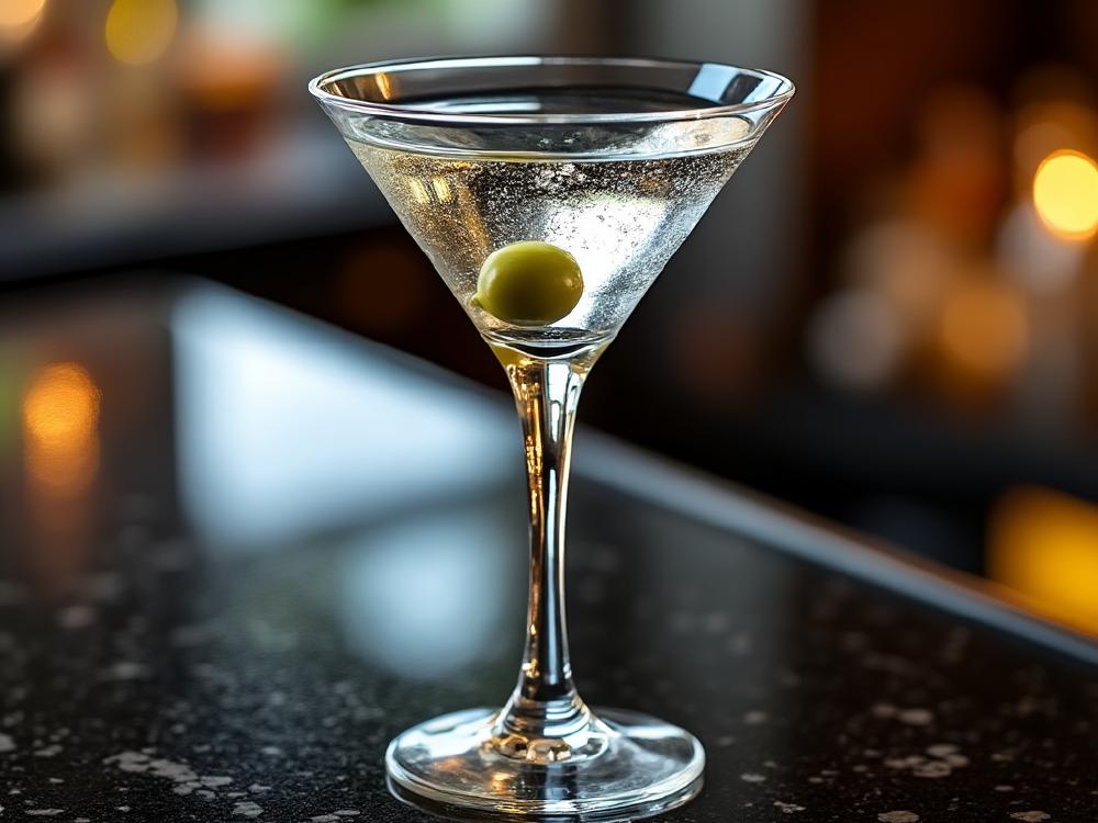 The Vodka Martini Cocktail (cocktail, martini, vodka) - The Vodka Martini, a classic member of the Martini family, is a modern twist on the original Gin Martini.  Its origins are murky, likely arising in the early 20th century as vodka gained popularity in the U.S. The simplicity of its ingredients – vodka, dry vermouth, and an olive garnish – has made it an enduring icon. 