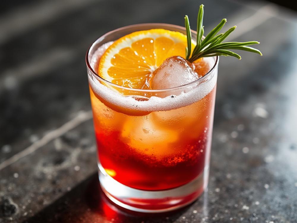 The Winter Rita Cocktail (cocktail, margarita, tequila) - The Winter Rita draws inspiration from the classic Margarita, blending tequila's agave spirit with the citrusy zing of lime and orange. Its addition of Campari and rosemary syrup, however, gives it a sophisticated twist, reminiscent of the bitter-sweetness found in Negroni-style drinks. 